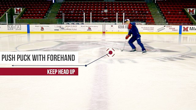 Forehand Only Puck Control