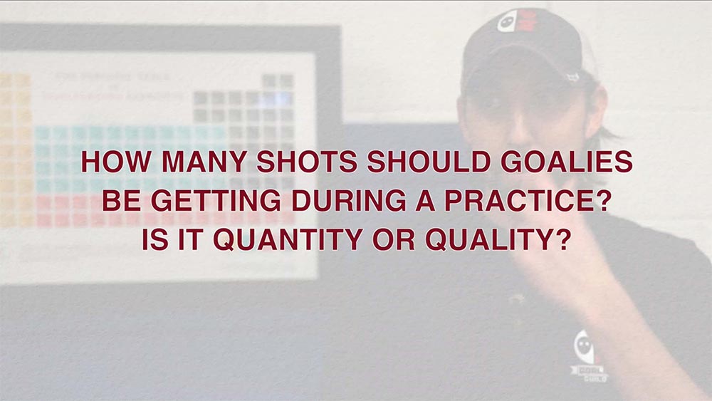 How Many Shots A Goalie Should Get At Practice